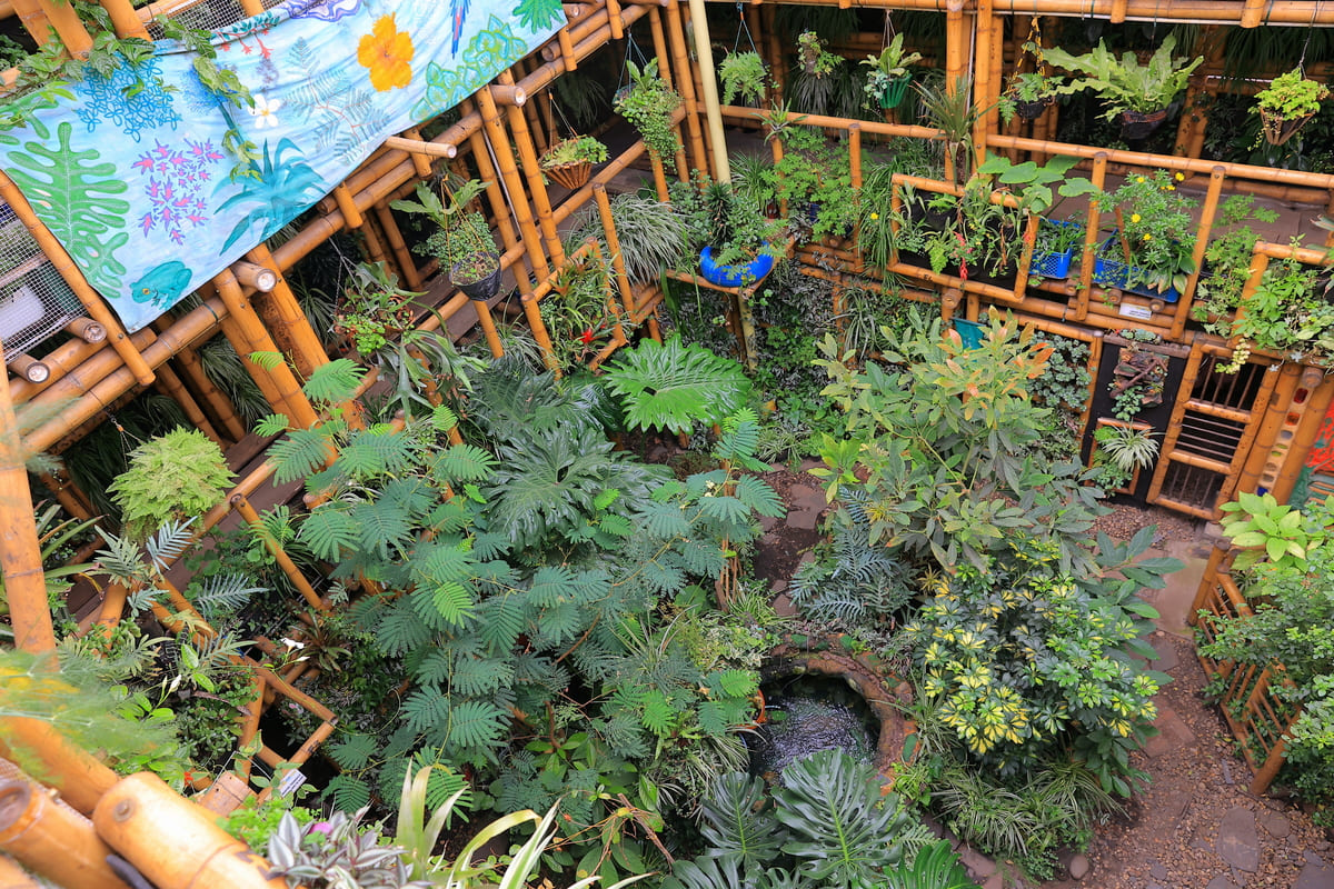 FunCener ecological house, where one of the five vegetable gardens of the route is located. Photo by Juan Sotelo - IDT