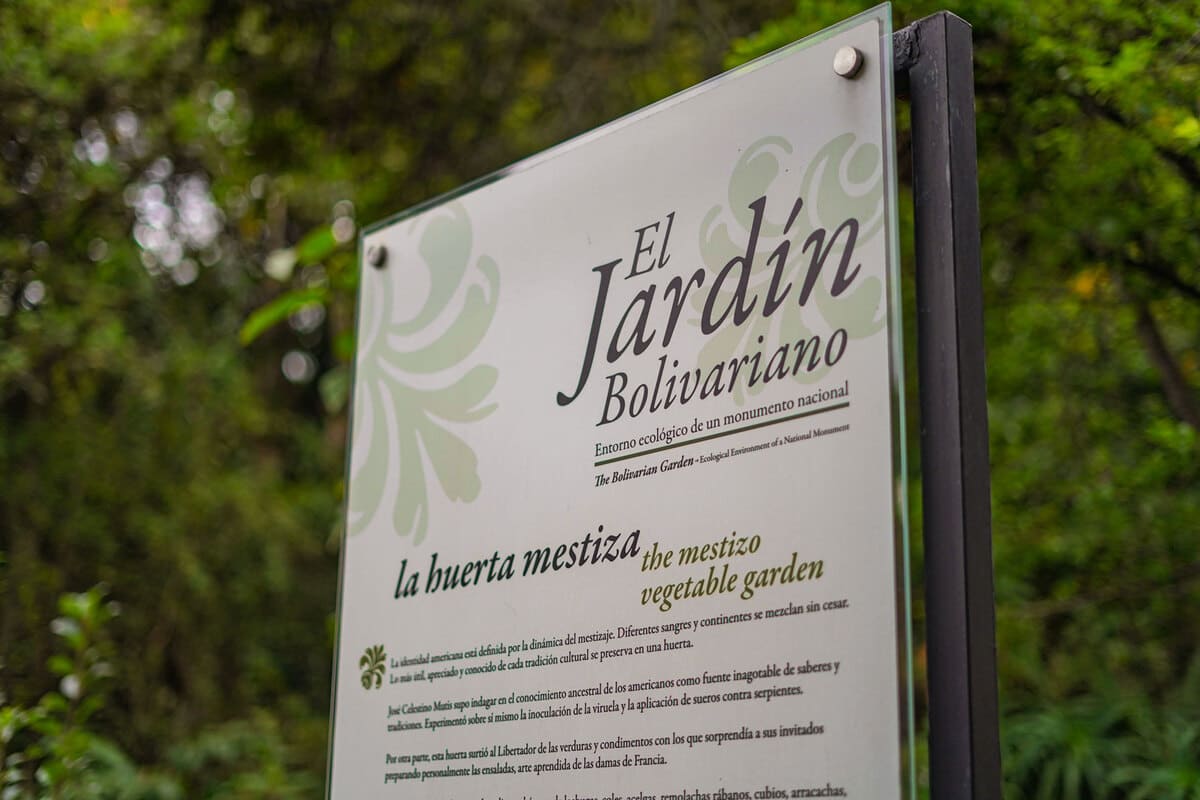 En el Museo Quinta de Bolívar se destaca la Huerta Mestiza, considerada la más antigua del país. El nombre fue una idea del mismo Simón Bolívar. Fotografía: Manuela Picón Reina - IDT