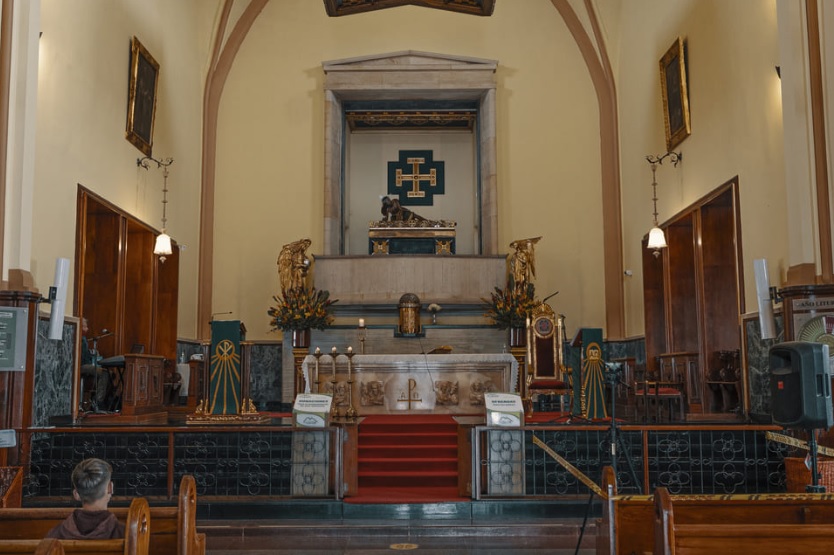 Interior Santuario de Monserrate. Foto: Archivo IDT