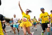 Bogotá Half Marathon runner in action Photo: MMB 
